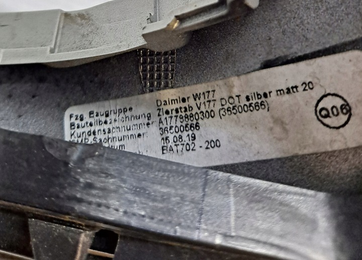 фото №16, Решётка радиатора решётка a1778880200 a1778880300 mercedes w177