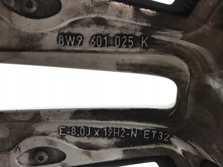 фото №11, Алюмінієвий диск audi a4 allroad 8.0"x19" 5x112 et 32 8w9601025k