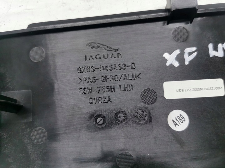 фото №8, Планка dekor консолі jaguar xf x260 gx63-046a63-b