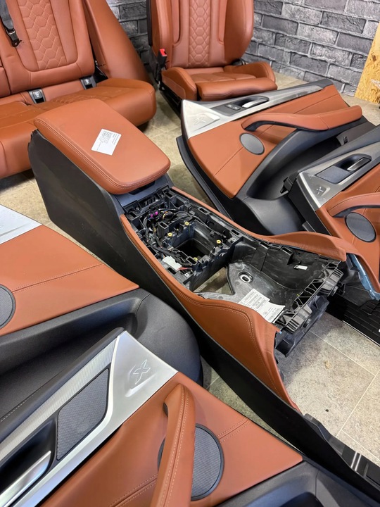 фото №6, Сиденья комплектный средство обшивки диван m power bmw f97 x3m g01 x3 tartufo