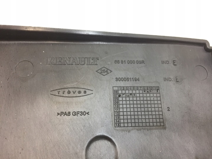 фото №8, Renault laguna 3 iii панель под лобовым стеклом европа