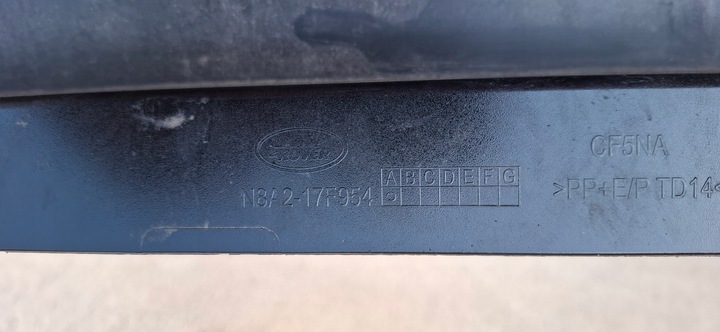 фото №11, Land rover velar l560 спойлер накладка диффузор бампера зад n8a2-17f954-a