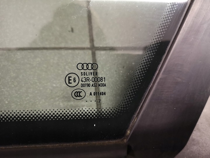 фото №8, Стекло кузовная треугольник правый audi a6 c6 sedan