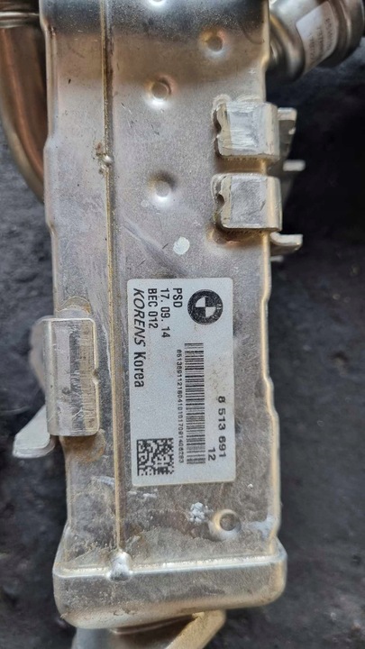 фото №6, Радиаторов выхлопных газов egr bmw 3 f7 f10 f20 f30 2.0d 3.0