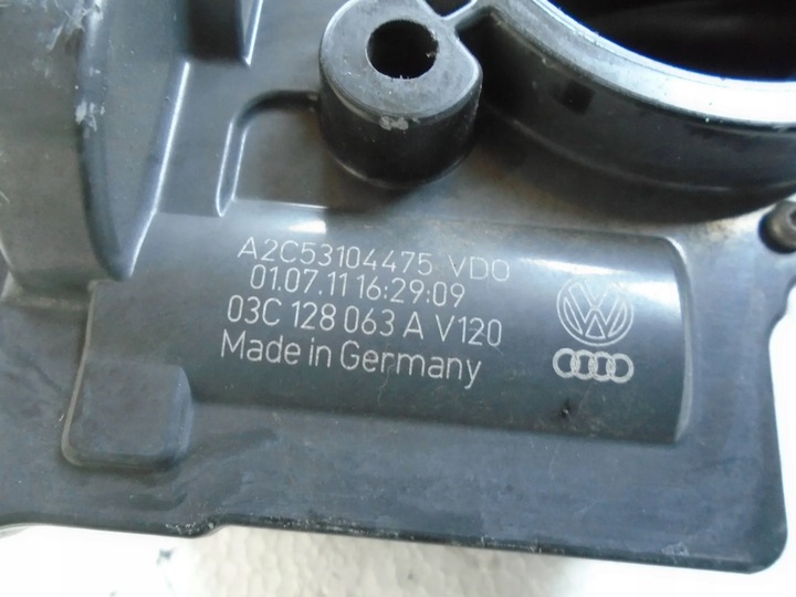 фото №5, Дроссельная заслонка 03c128063a vw touran ii audi оригинальный номер 2.0 tdi