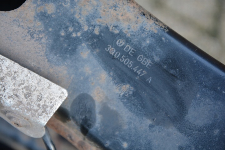 фото №9, Балка подвешивание зад подрамник тележка vw passat b8 3q0505447a