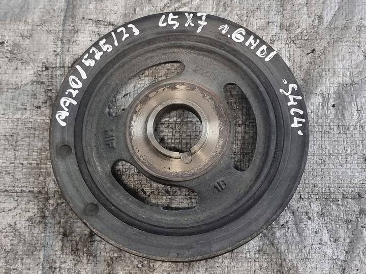 фото №1, Колесо пасове вала колінчастого citroen c5 x7 iii 1.6 hdi 10r