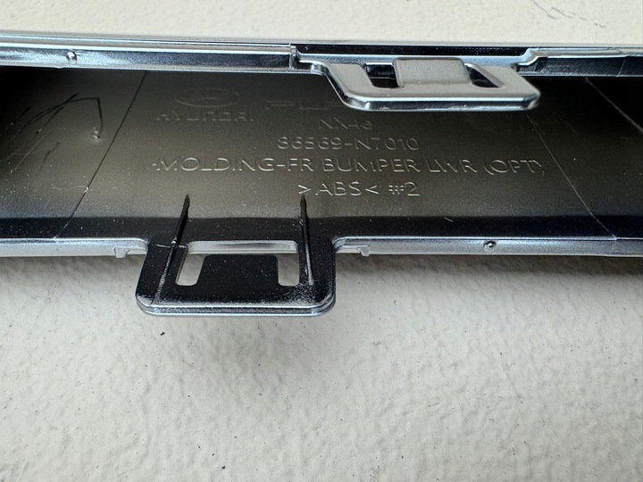 фото №15, Hyundai tucson 4 iv 20-24r планка хром спойлер бампера перед 86569-n7010