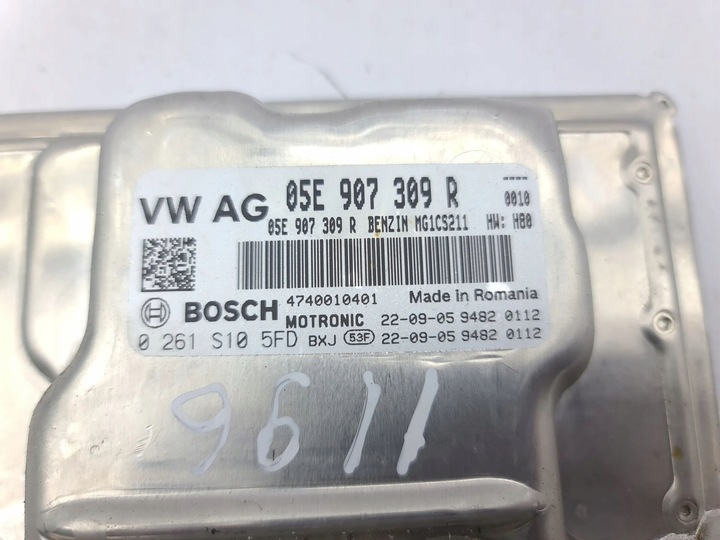 фото №7, Volkswagen t-roc блок керування двигуна 2022 05e907309r