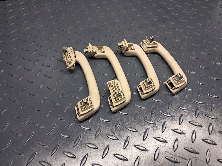 фото №6, Ручки крепления потолок бежево-серый комплект оригинал bmw f10 f11