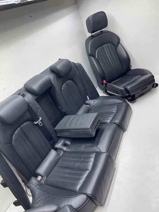 фото №14, Audi a6 c7 sedan s-line сидіння сидіння перед i зад підігрів комплект доставка