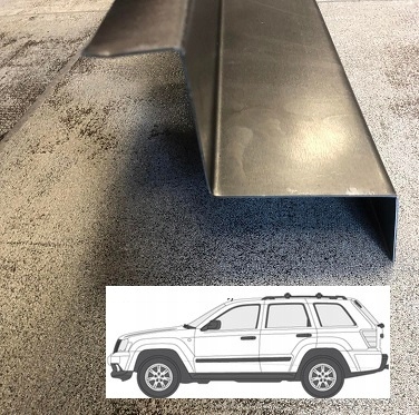 фото №1, Порог внутренний jeep grand cherokee wk пороги з металу