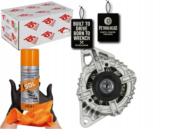 фото №1, Генератор 12v audi a4 a6 skoda superb vw passat 1.8 #petrolhead pro+ kit4