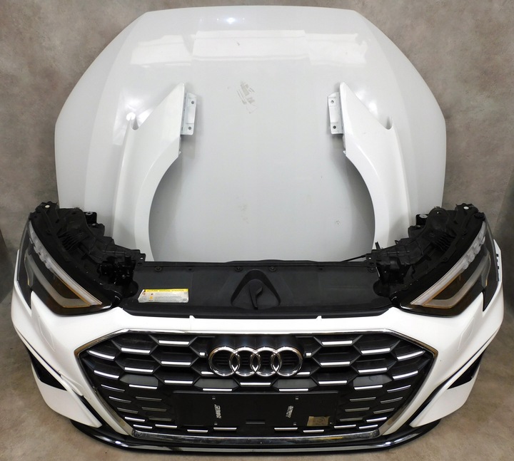 фото №8, Audi a3 8y s line перед бампер лампи капот крила pas повний led