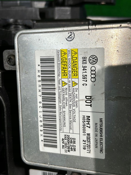 фото №9, Фара правые audi q5 8r ксенон usa