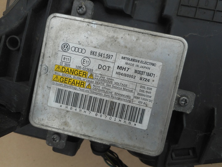 фото №11, Audi a6 c6 рестайлинг лампа правая передняя перед ксенон 4f0941030cp 8k0941597