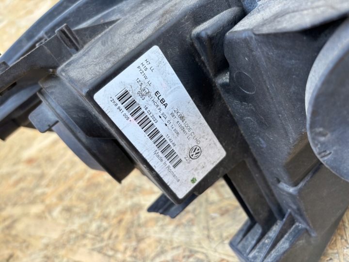 фото №7, Vw caddy 2k8 фара передня передня ліва 2k8941005 європа оригінал