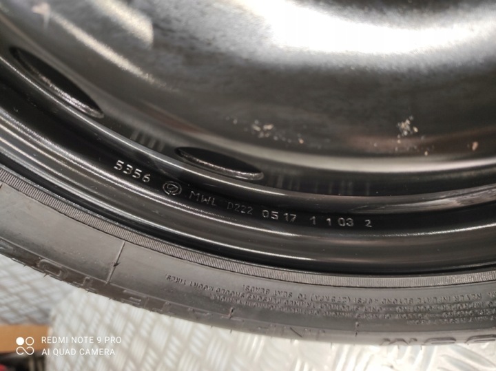 фото №8, Докаточное колесо (докатка) запасное 15'' 4x98 fiat doblo ii рестайлинг
