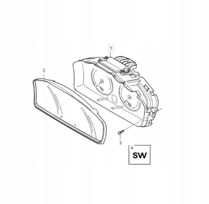 фото №11, Volvo v50 2005 спидометр, приборы