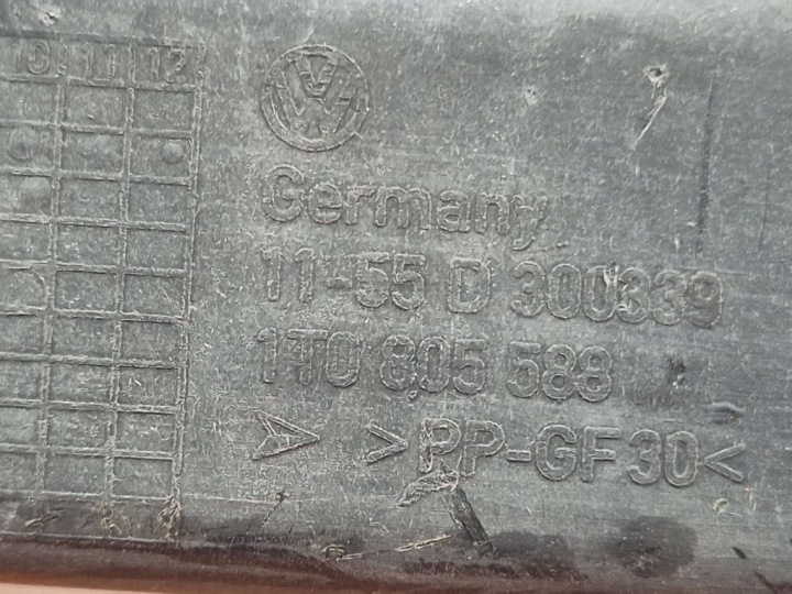 фото №7, Volkswagen touran 03-06 1.9tdi усилитель лобовое передняя панель 1t0805588