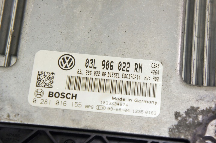 фото №5, Ni258 vw tiguan i 5n 2.0d комп'ютер двигуна
