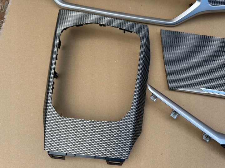 фото №6, Bmw g42 g20 g21 g22 g23 g26 молдинг tetragon dekor панелі консолі alu декори