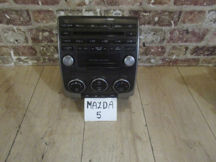 фото №1, Радио cd mp3 cd8966arx mazda 5 cr 05/10 год