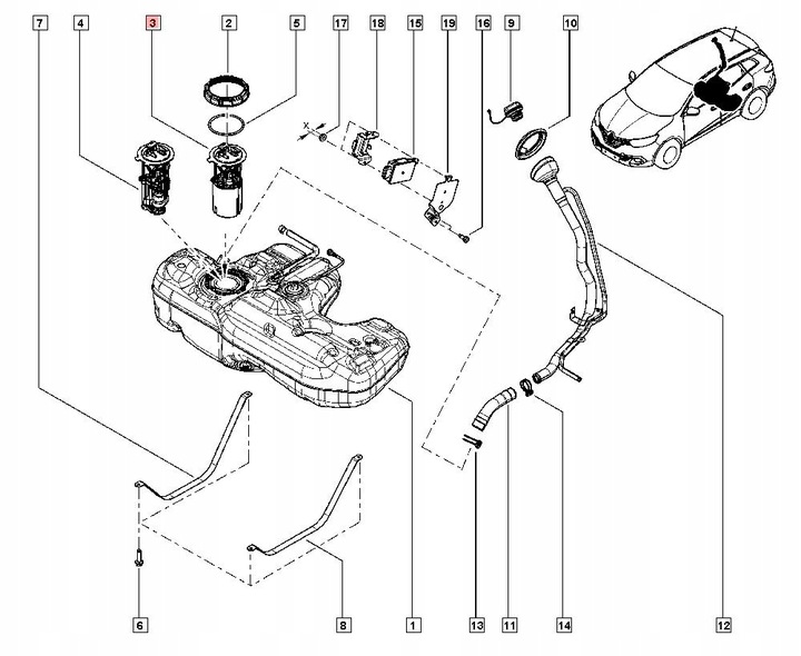 фото №8, Насос топлива топливная nissan qashqai j11 1.6 dci 170404ea0a