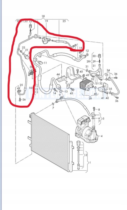 фото №9, Audi id3 трубка  шланг кондиціонера клапан 1ea816741l