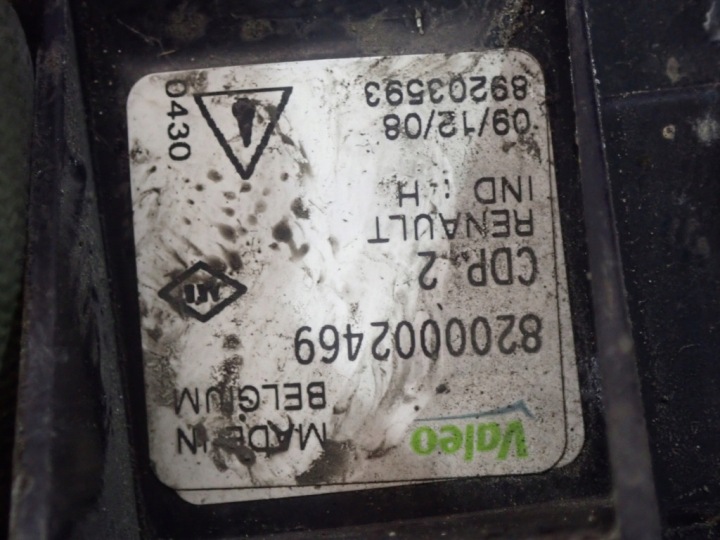 фото №5, Renault vel satis 02- галоген левое фара przeciwmgielna левая 8200002469