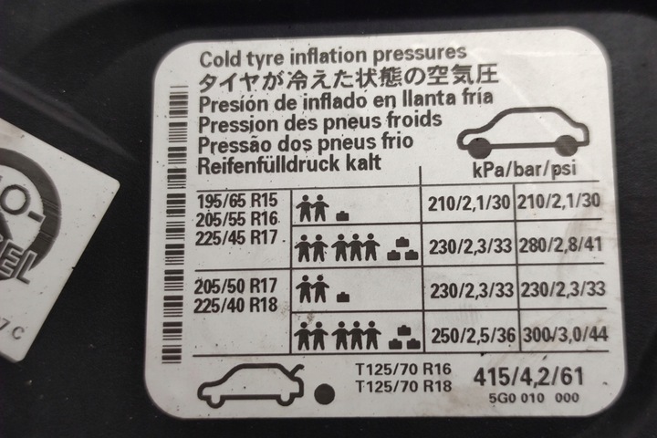фото №8, Крышка бак топлива vw golf vii вариант ba5, bv5 5g9809799 1.6l