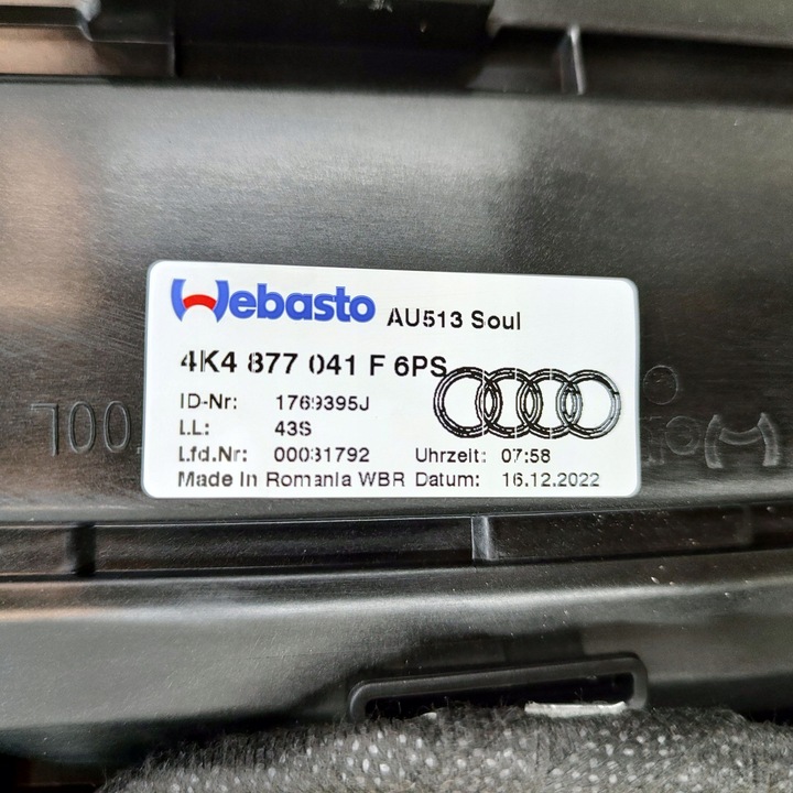 фото №8, Audi q8 2023 люк комплект