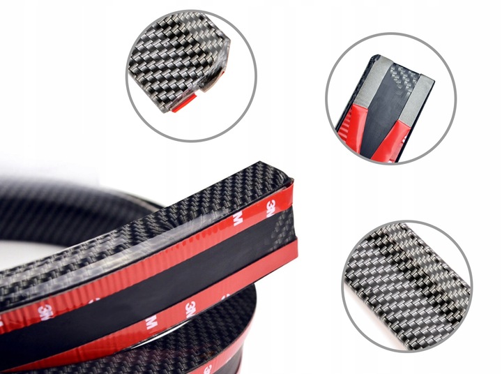 фото №15, Спойлер универсальный спойлер задней крышки багажника накладка карбон 150 cm