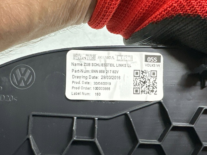 фото №10, Volkswagen tiguan 2019 перед сторона левая боковой element панели распределительной