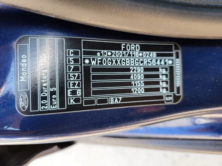 фото №6, Ford mondeo mk4 s-max рестайлинг 11r 2.0 tdci блок управления двигателя компьютер штекеры