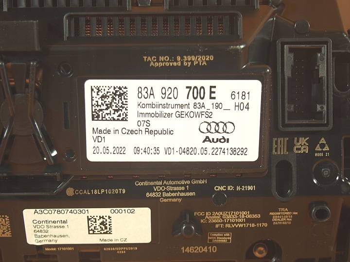 фото №10, Audi q3 83a 14km спідометр  віртуальний cockpit 83a920700e