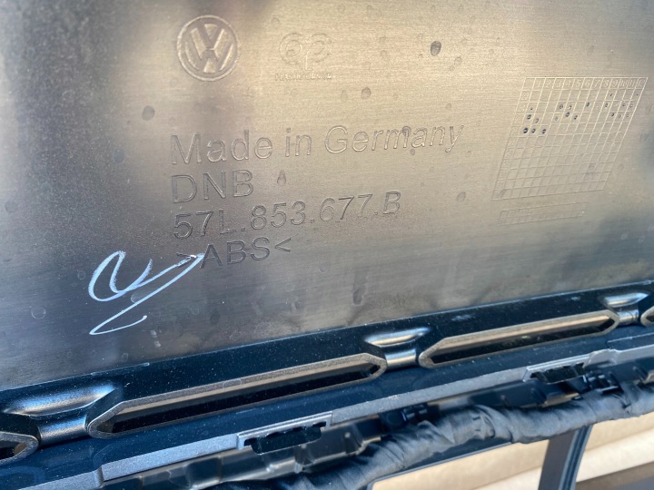 фото №13, Gd vw tayron r-line lc7q бампер перед передний 57l807217b 57l807221a оригинал.