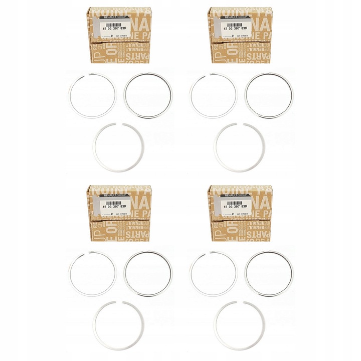 фото №1, Org! кільця поршневі renault megane clio laguna kangoo 1.5dci kpl