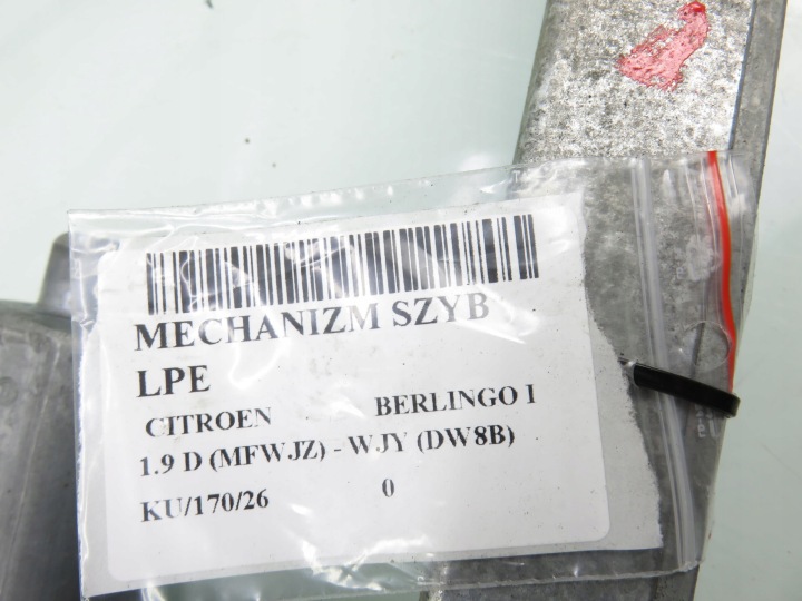 фото №6, Підйомник вікна ліве передній citroen berlingo i 0130821915