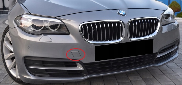 фото №9, Bmw seria 5 f10 f11 стандарт рестайлінг 2013-2017 заглушка фаркоп перед оригінал