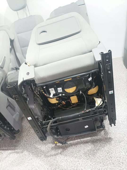 фото №11, Сидіння європа ii ряд перед обшивки підігрів 7n kpl volkswagen sharan ii