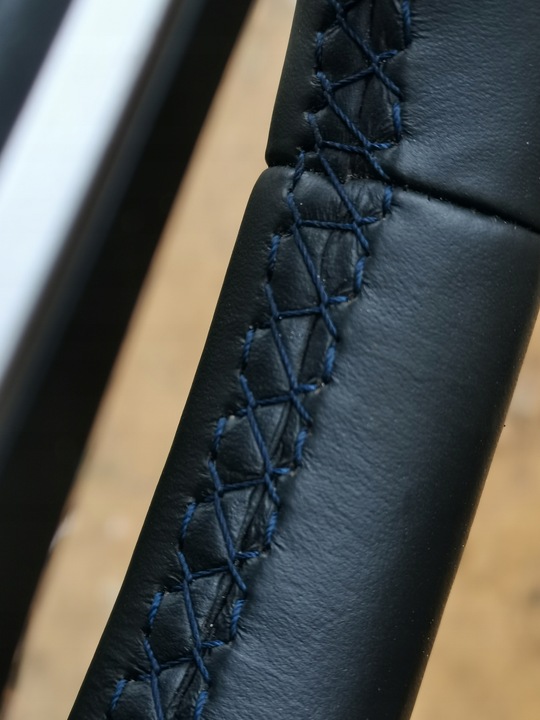 фото №5, Hyundai i20 ii кермо шкіряний синя nić