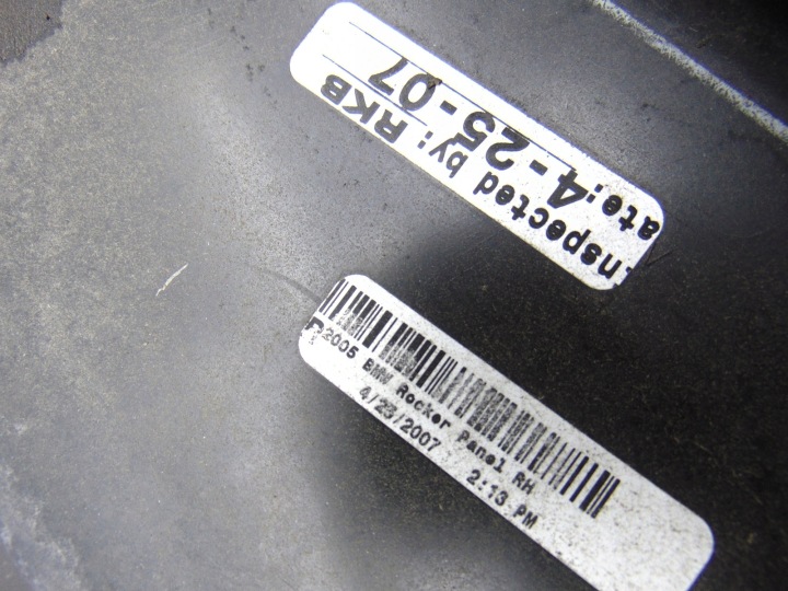 фото №8, Молдинг накладка порогова права bmw z4 e85 2003-2008 чорний 475