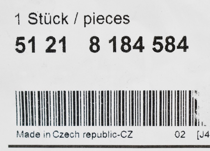 фото №11, 2x bmw (oem) трос трос ручка перед 51218184584 оригінал