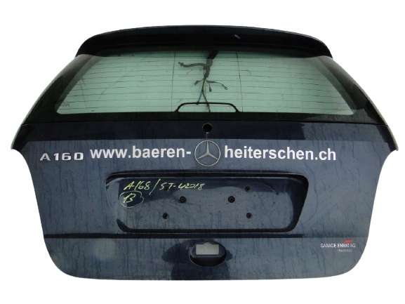 фото №1, Mercedes a клас w168 168 рестайлінг кришка задня з скло
