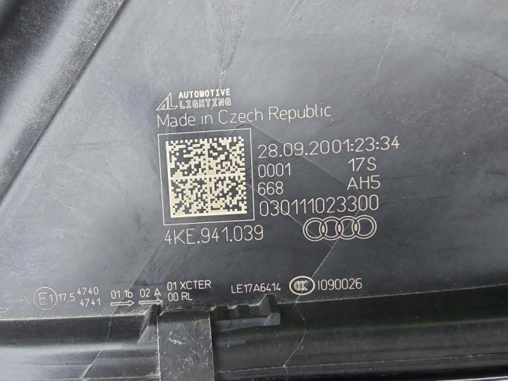 фото №14, Audi e-tron q8 sq8 4ke лампи перед повний led matrix 4ke941039 4ke941040