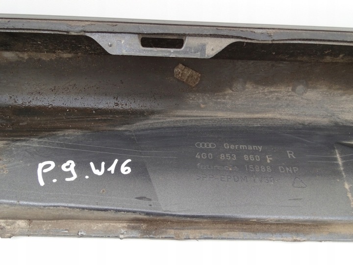 фото №15, Молдинг пороговая порога правая 4g0853860f audi a6 c7 lz7s универсал sedan s-line