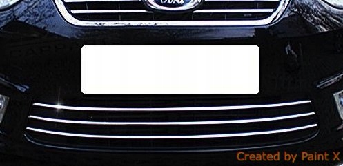 фото №4, Ford galaxy mk ii wa6 - планки хром решётка радиатора решётка