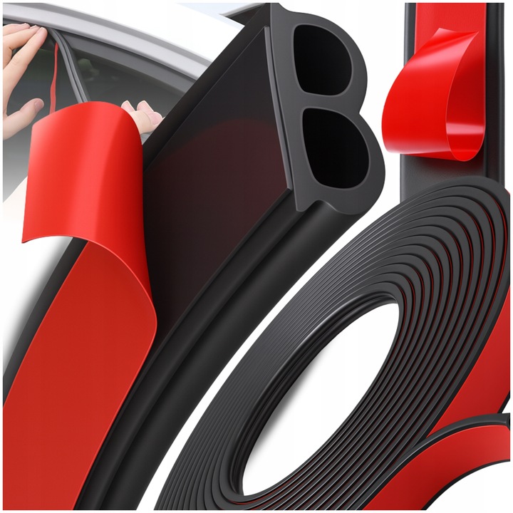 фото №1, Лента уплотнительная прокладка do дверь автомобильных шумопоглощающая 5m