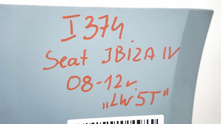 фото №10, Бампер перед передний seat ibiza iv 08-12r lw5t